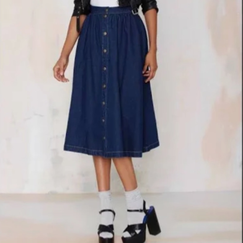 Re:named denim skirt